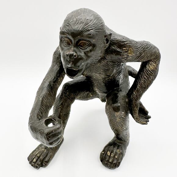 TIC Collection Resin Monkey Figurine Sculpture Bookshelf Accent - Picture 12 of 13